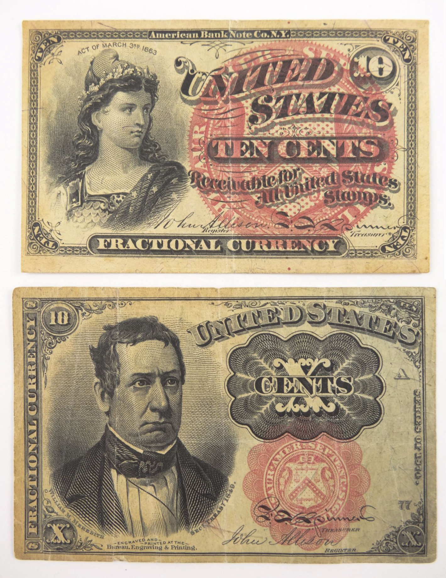 United States of America Fractional Currency
