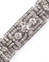 Art Deco Platinum Diamond Bracelet $20,000