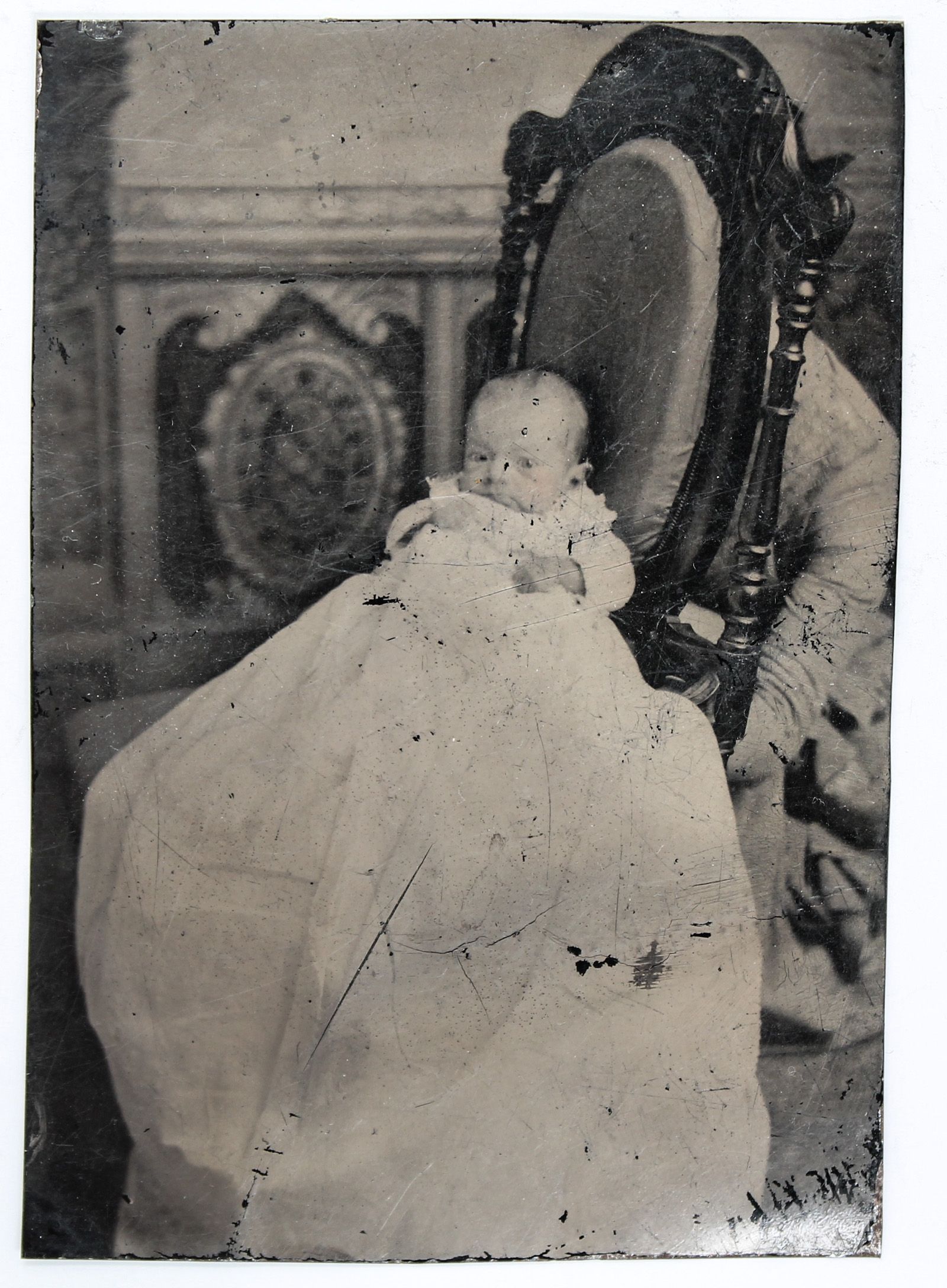 "Hidden Mother" tintype photograph