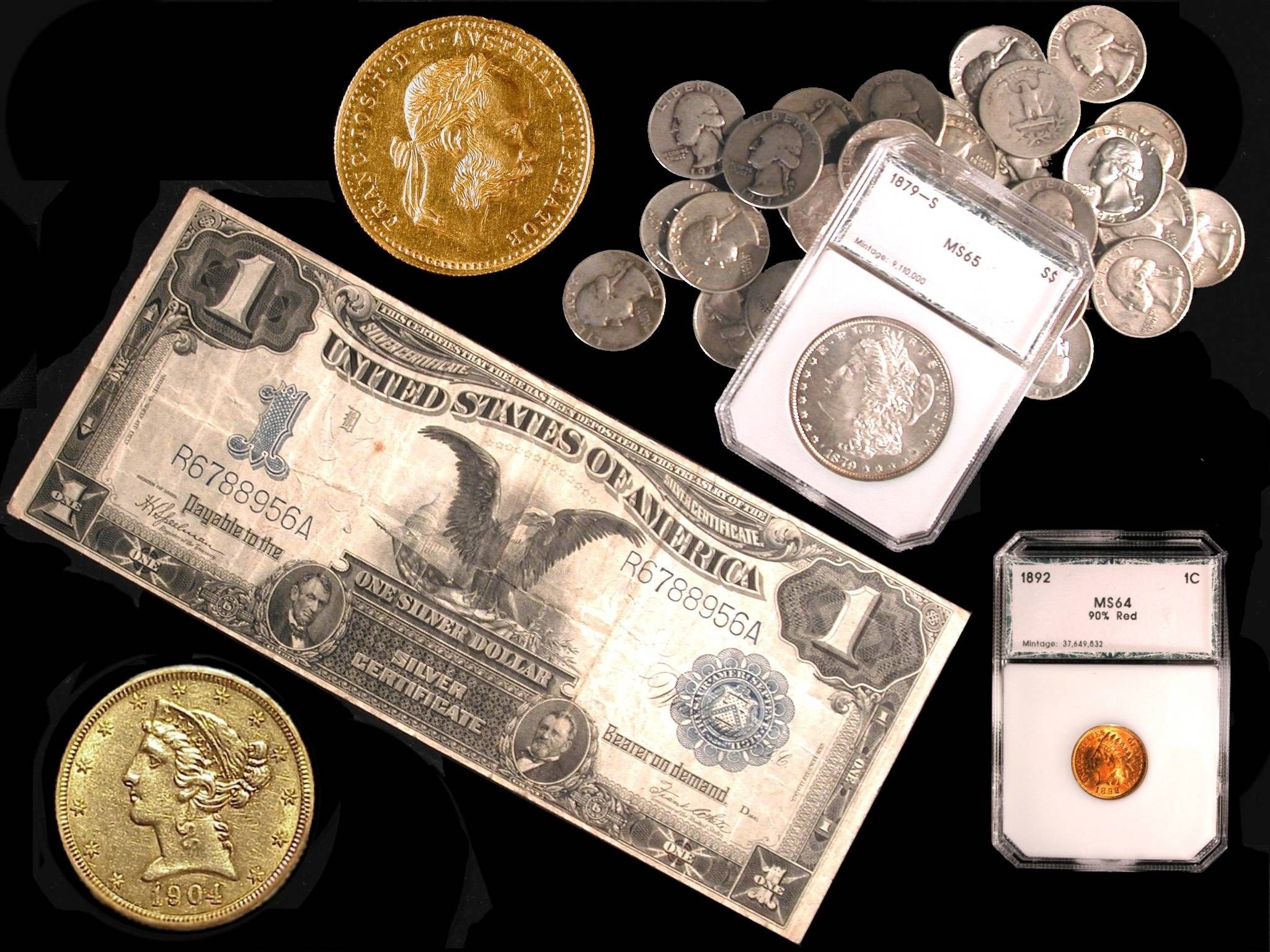 coins & paper currency