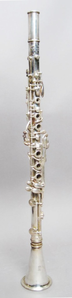 Antique Silver Clarinet