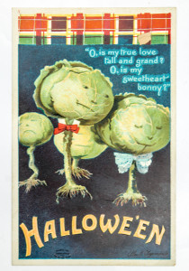Victorian Halloween Cards: Prophetic Cabbages