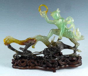 Antique Chinese Jade Sculpture