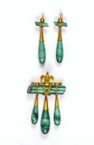 Unidentified maker 19th century Malachite, Gold Albany Institute of History & Art, gift of J. Townsend Lansin